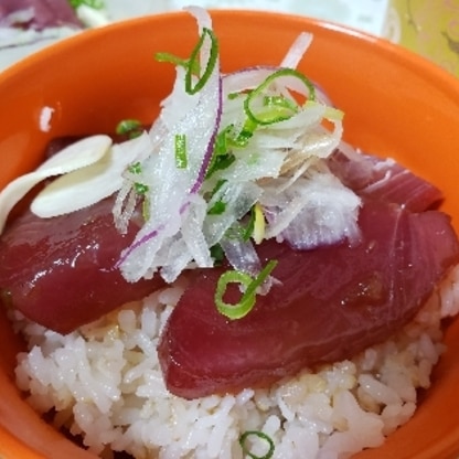 漬け丼にしました！美味しかったです♪